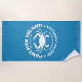 Pawleys Island (krab) Strandlaken (Voorkant)