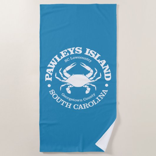Pawleys Island (krab) Strandlaken (Voorkant)