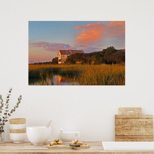 Pawleys Island Marsh Photo Poster (Keuken)