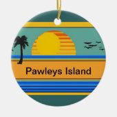 Pawleys Island, SC Keramisch Ornament (Voorkant)