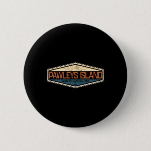 Pawleys Island, South Carolina, een eiland in nood Ronde Button 5,7 Cm