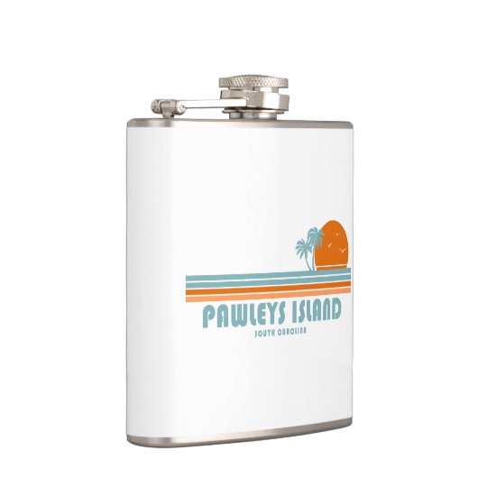 Pawleys Island South Carolina Sun Palm Trees Heupfles (Rechts)