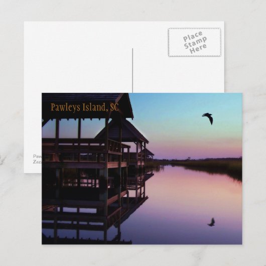 Pawleys Island Souvenir Briefkaart (Voorkant / Achterkant)
