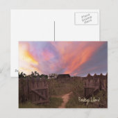 Pawleys Island Sunset Briefkaart (Voorkant / Achterkant)