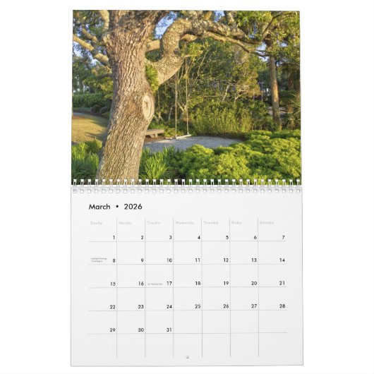 Pawleys Island Wall Calendar (Design 5) Kalender (Mar 2026)