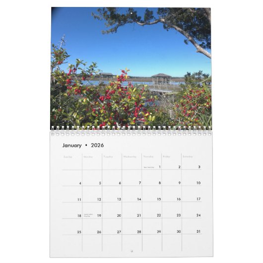 Pawleys Island wandkalender ontwerp 8 Kalender (Jan 2026)