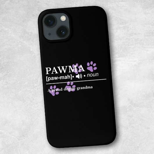 Pawma - definitie - Doggie Grandma Case-Mate iPhone Case