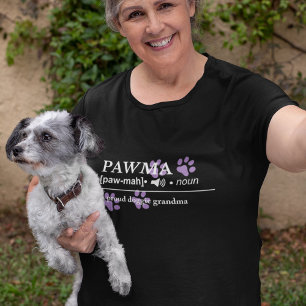 Pawma -  definitie - Doggie Grandma Grote Maat T-shirt