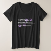 Pawma -  definitie - Doggie Grandma Grote Maat T-shirt (Design voorkant)