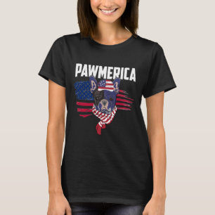 Pawmerica French Bulldogs American Hondenliefhebbe T-shirt