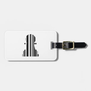 PAWN BAR CODE Schaakstuk Patroonontwerp Bagagelabel