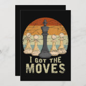 Pawn King Chess Figuur Chessmen Gift Chess Feestdagenkaart (Voorkant / Achterkant)