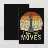 Pawn King Chess Figuur Chessmen Gift Chess Kaart (Voorkant / Achterkant)