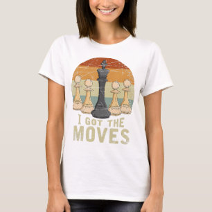 Pawn King Chess Figuur Chessmen Gift Chess T-shirt