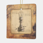 Pawn King / Queen  ouderwets schaakgeschenk Keramisch Ornament (Links)