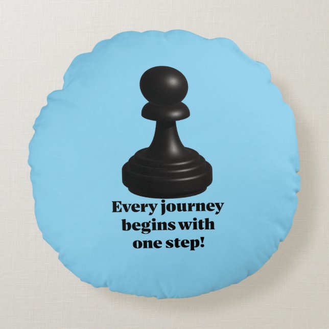 Pawn Rond Kussen (Voorkant)