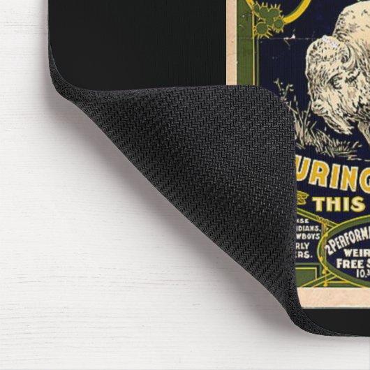 Pawnee Bill Shows Wild West Muismat (Hoek)