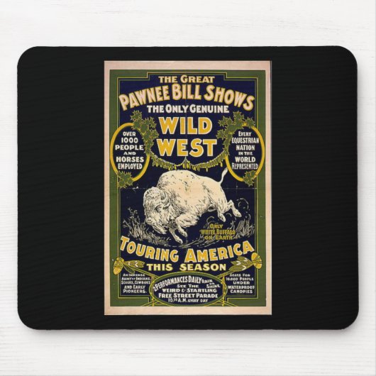 Pawnee Bill Shows Wild West Muismat (Voorkant)