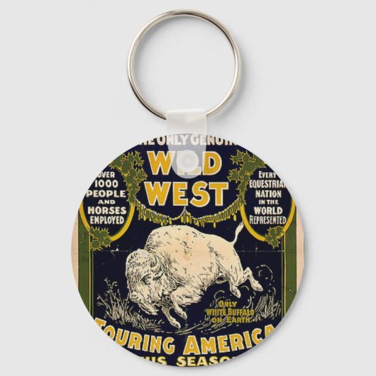 Pawnee Bill Shows Wild West Sleutelhanger (Voorkant)