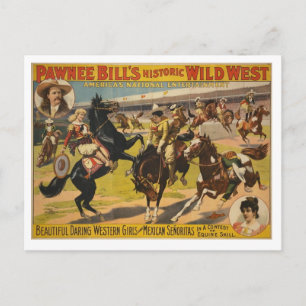 Pawnee Bill Wild West Show Briefkaart