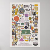 Pawnee Life Parks en Rec Item Collage Poster (Voorkant)