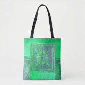 PAWNEE MORNING STAR, Blue GreenTote Bag Tote Bag (Voorkant)