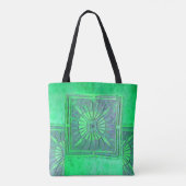 PAWNEE MORNING STAR, Blue GreenTote Bag Tote Bag (Achterkant)