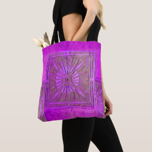 PAWNEE MORNING STAR, Paars Tote Bag