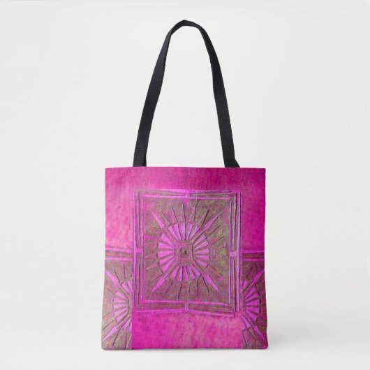 PAWNEE MORNING STAR, Roze FuchsiaTote Bag Tote Bag (Voorkant)