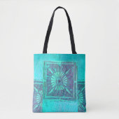 PAWNEE MORNING STAR, Turquoise Blue Canvas tas (Voorkant)