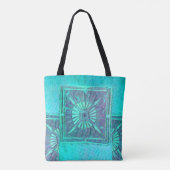PAWNEE MORNING STAR, Turquoise Blue Canvas tas (Achterkant)