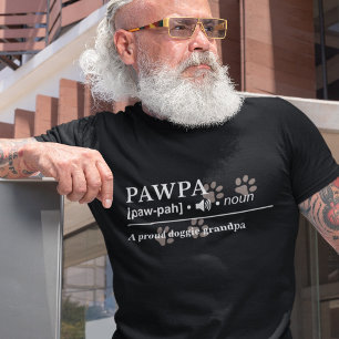 Pawpa Gepersonaliseerd Hondenliefhebber T-Shirt