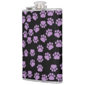 Pawpatroon, Paarse poten, honden, dierenpoten Heupfles (Links)