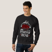 Pawpaw Beer Kerstmis Pajama Red Pset Buffalo Fam Trui (Voorkant volledig)