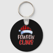 Pawpaw Claus Santa Family Matching Christmas Pajam Sleutelhanger (Voorkant)