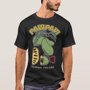 Pawpaw fruitboom Asimina Triloba T-shirt