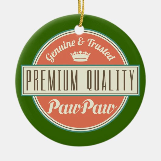 Pawpaw (Funny) Gift Keramisch Ornament (Voorkant)