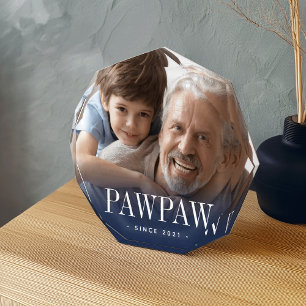 Pawpaw Grandpa Jaar ingesteld Fotoblokken