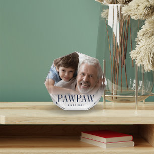 Pawpaw Grandpa Jaar ingesteld Fotoblokken