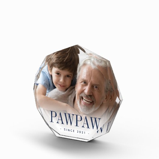 Pawpaw Grandpa Jaar ingesteld Fotoblokken (Rechts)