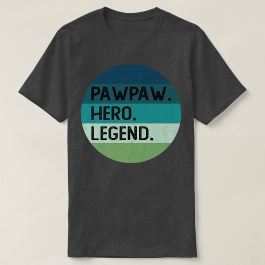 Pawpaw hellegende t-shirt (Design voorkant)