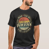 PawPaw het Man de mythe de Legende Gift Grandpa T-shirt (Voorkant)