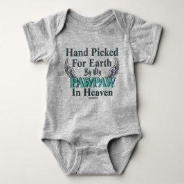 PAWPAW IN HEAVEN BABY UITSTROMEN BLAUWGROEN BEHAND ROMPER