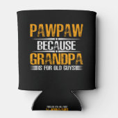 Pawpaw omdat opa voor oude jongens blikjeskoeler (Achterkant)