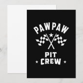 PawPaw Pit Crew Bedankkaart (Voorkant / Achterkant)