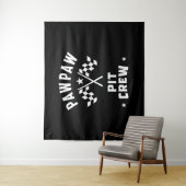 PawPaw Pit Crew Wandkleed (In situ)