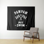 PawPaw Pit Crew Wandkleed (In Situ (horizontaal))
