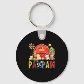 Pawpaw Red Farm Cow Birthday Boy Matching Family P Sleutelhanger (Voorkant)