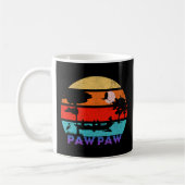 Pawpaw Retro Sunset Ocean Grootvader Koffiemok (Links)