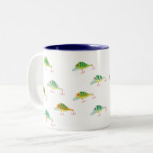 "PawPaw"...'s Werelds beste in 'Gone Fishin'... Tweekleurige Koffiemok (Voorkant links)